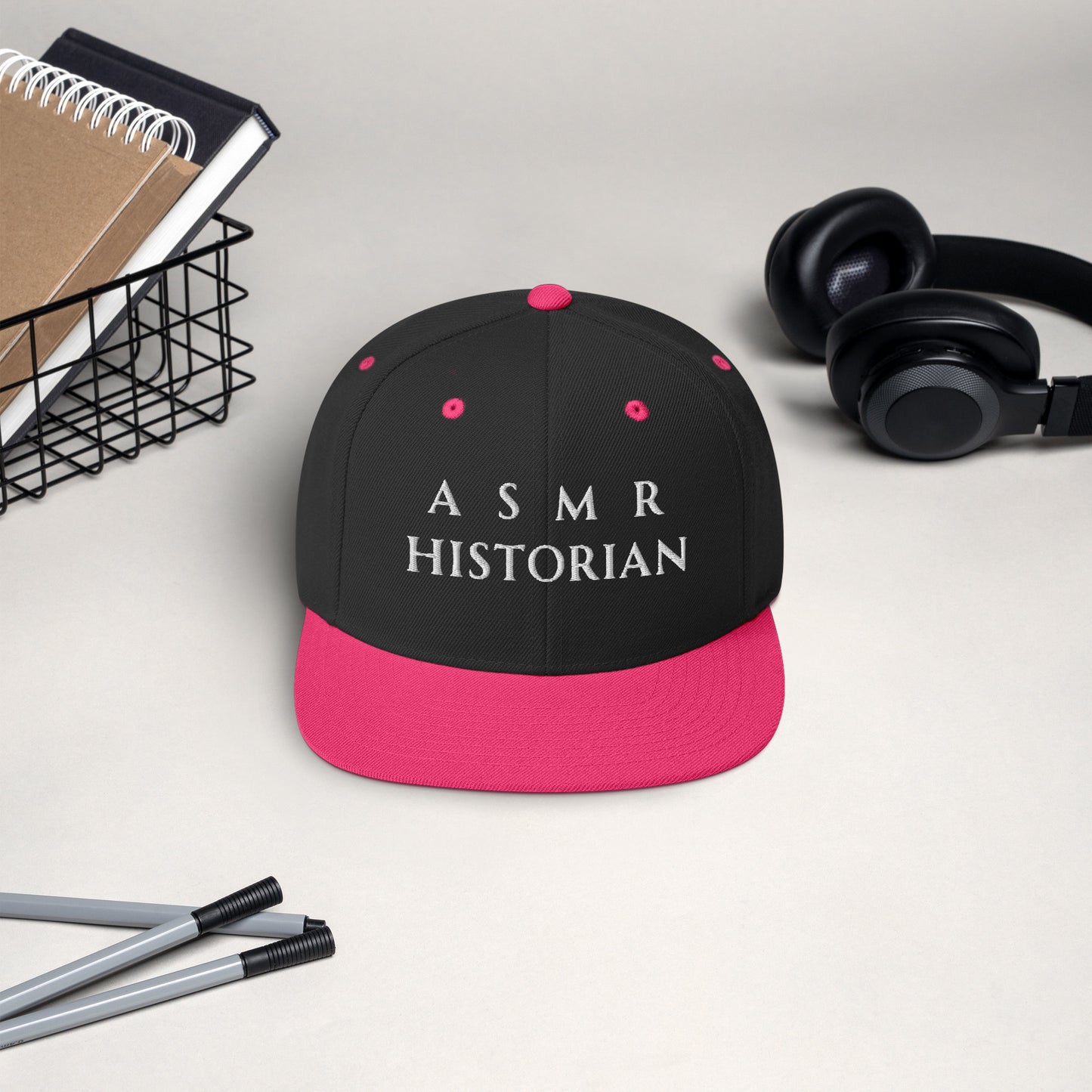 ASMR Historian Snapback Hat