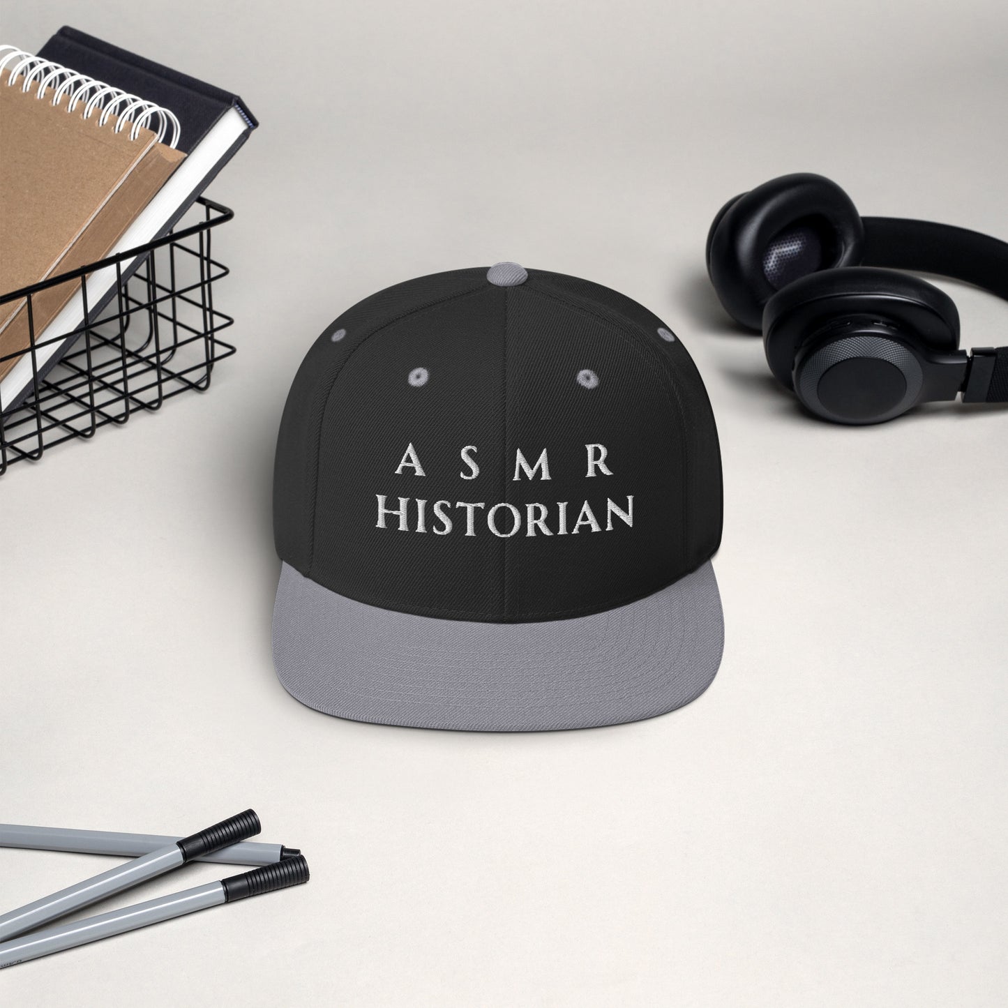 ASMR Historian Snapback Hat