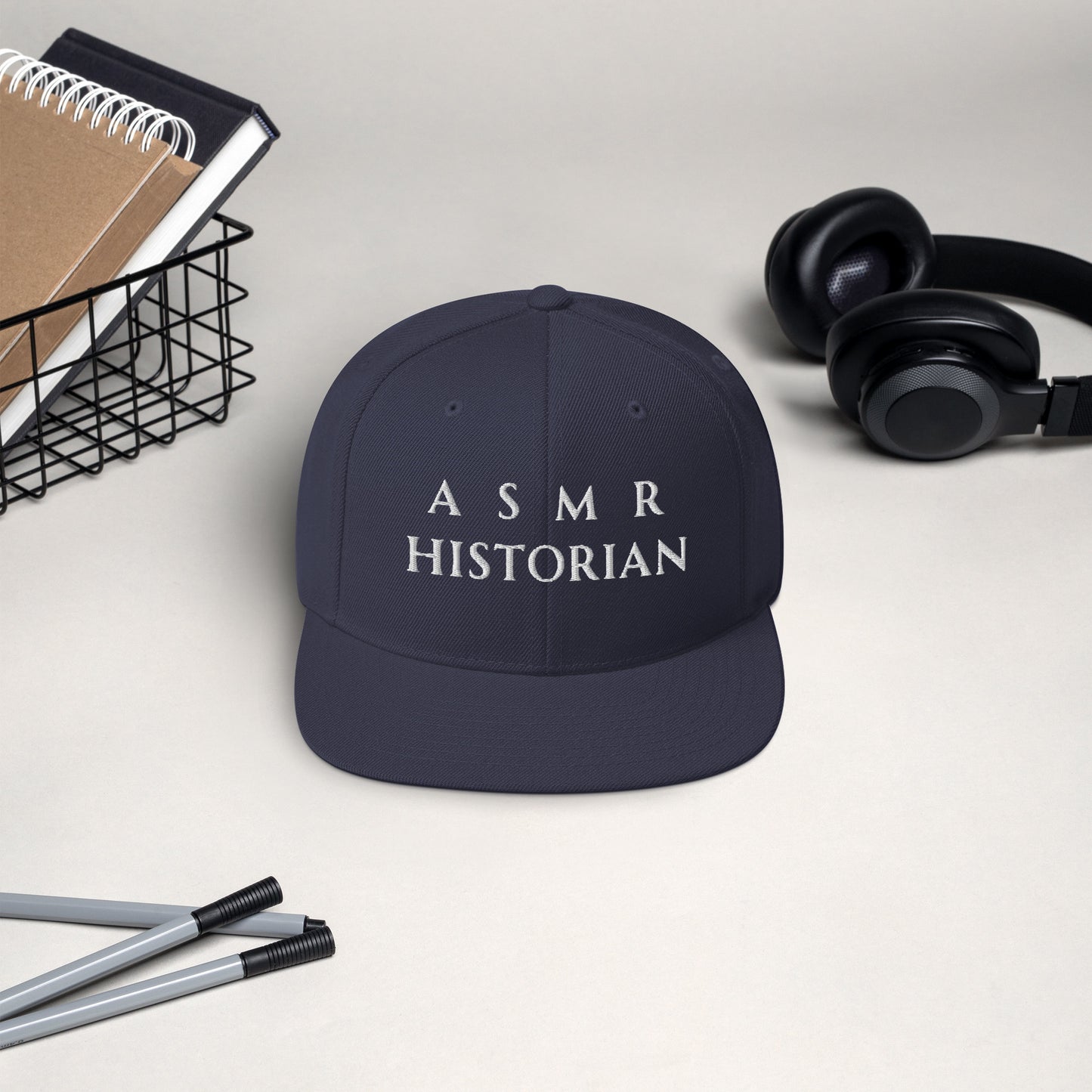 ASMR Historian Snapback Hat