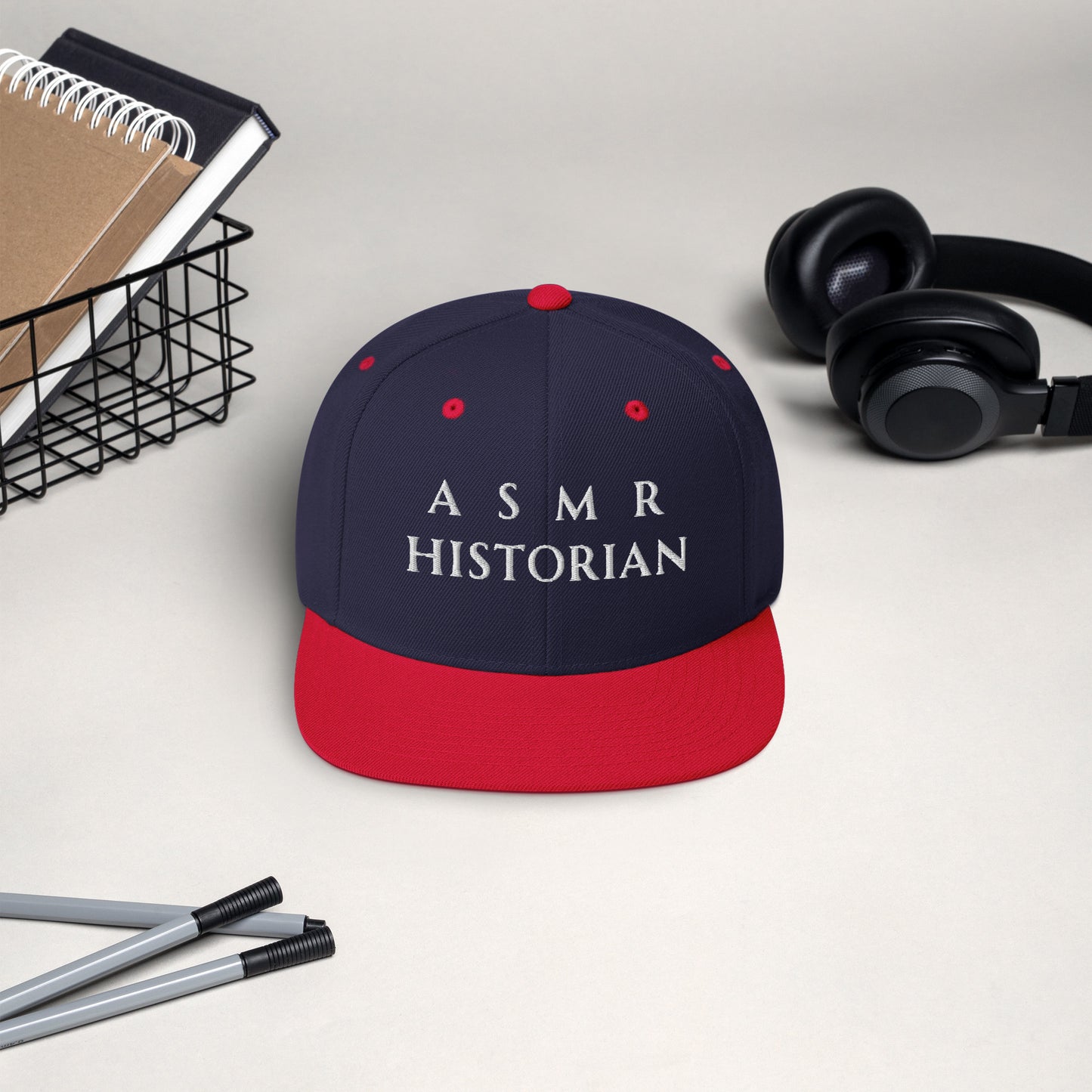 ASMR Historian Snapback Hat