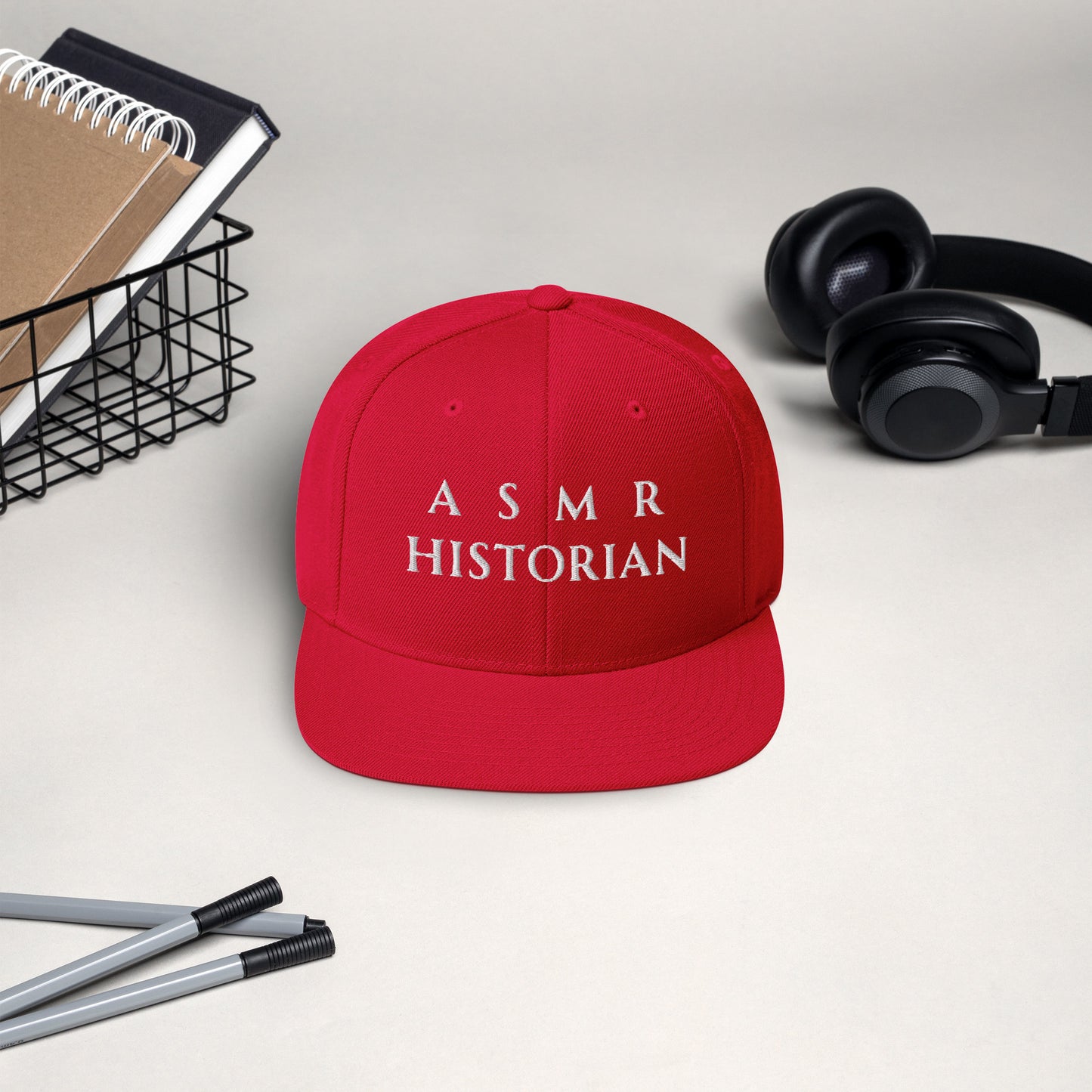 ASMR Historian Snapback Hat