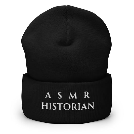 ASMR Historian Cuffed Beanie